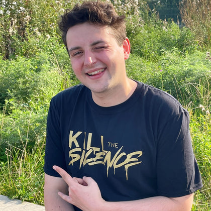 Kill The Silence - Gold - Logo Tee (Only L Remaining)